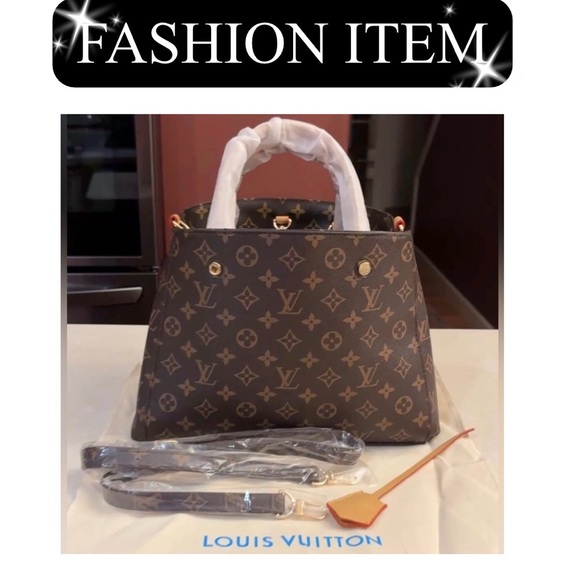 PURSE: Brown & Beige Shoulder Bag NWOT